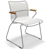 Chaise avec accoudoirs en bambou