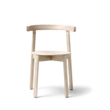 Chaise lunaire en chêne blanc