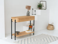 Table console ARCO 100 cm, chêne