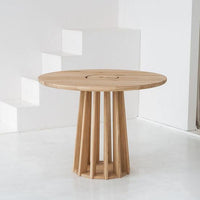 Table ronde VASO, diamètre 100 cm, chêne,