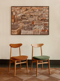 200-190 CHAISES MIX – Rouge en Tissu Velours Sierra