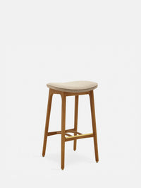 200-190 TABOURET DE BAR BASIC M/75 – Beige en Tissu Beige Coco