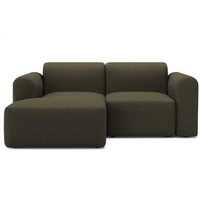 Canapé modulable avec méridienne Rund 2 places