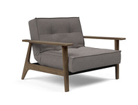 Fauteuil Frej en chêne fumé