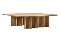 Table basse Curtain Couch (carré) - Chêne
