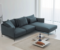 Canapé modulable avec méridienne Kayto 3 places