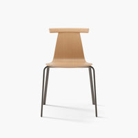 Chaise Atal Dos bois massif assise bois