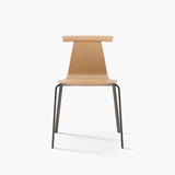 Chaise Atal Dos bois massif assise bois