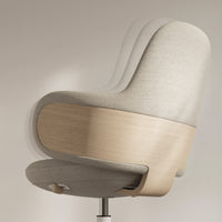 Chaise de bureau Lan Dossier standard piètement roulettes