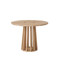 Table ronde VASO, diamètre 100 cm, chêne,