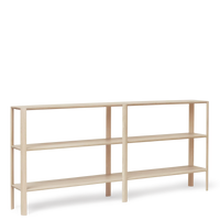 Étagère Leaf 2×3, Chêne blanc