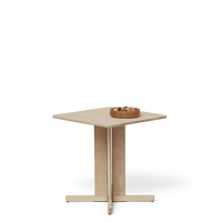 Table à quatre feuilles 68×68 - chêne blanc