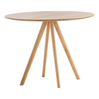 Table Stiks Pietement bois - Ø70cm