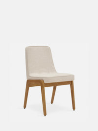 200-125 CHAISE VAR – Beige en Tissu Boucle Crème