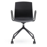 Chaise giratoire avec accoudoirs à roulettes Kabi Swivel