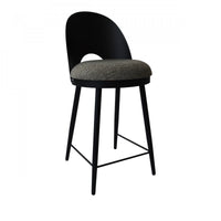 Chaise Lili cuisine - Chaise de bar en métal et tissu design