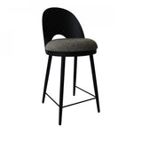 Chaise Lili cuisine - Chaise de bar en métal et tissu design