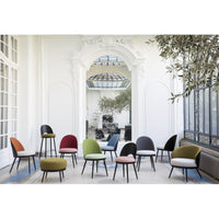 Chaise Lili - Chaise en métal et tissu design