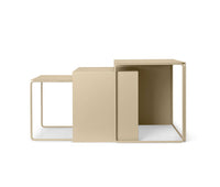 Table basse CLUSTER Set de 3 tables gigognes