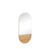 Crescent Miroir mural Ovale Naturel