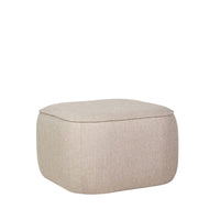 Pouf Beige Cube