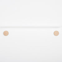 Etagère murale Hook chêne - blanc 70 cm