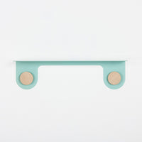 Etagère murale Hook chêne - vert 50 cm