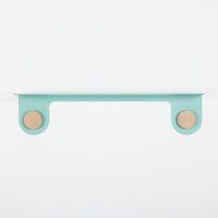 Etagère murale Hook chêne - vert 60 cm