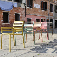 Chaise Doga avec accoudoirs (Lot de 4)