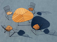 Table à manger Leaf en bamboo