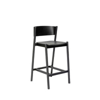 Tabouret de bar Noir Oblique