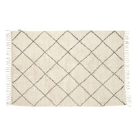 Rhomb Tapis Large Blanc cassé