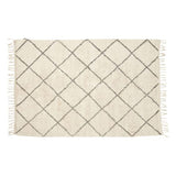 Rhomb Tapis Large Blanc cassé
