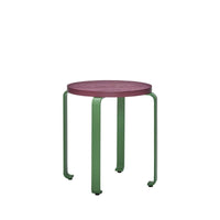 Tabouret Burgundy/Vert Smile