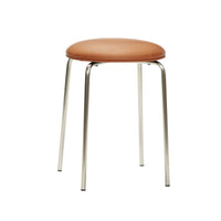 Tabouret Marron/Nickel Stack