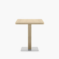 Table bistrot Emea Carrée hauteur 760 mm fourreau chêne