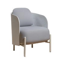 Fauteuil Art en plastique recyclé - Blanc